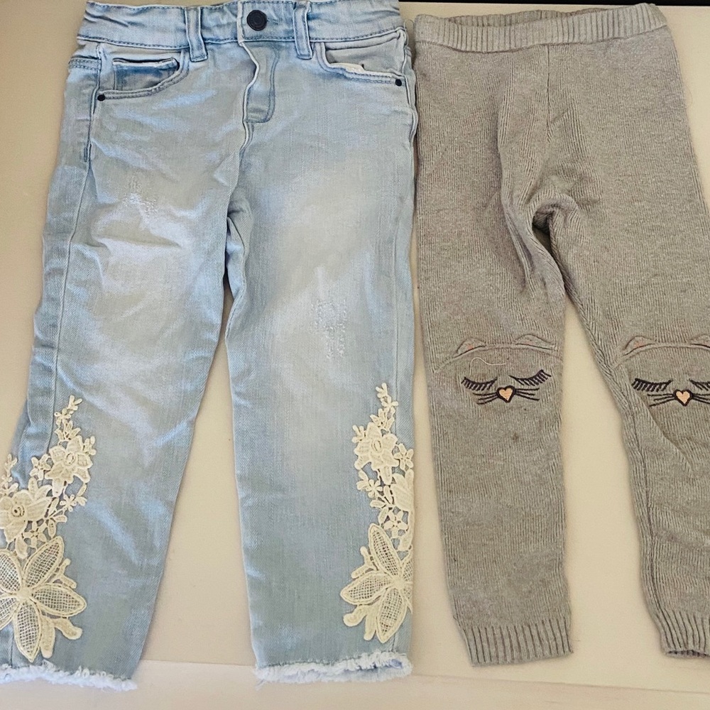 Baby Zara jeans plus pant SET OF TWO. Size 18-24m